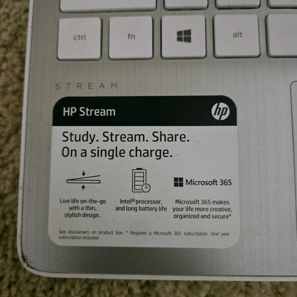 HP Stream Laptop - Picture 3 of 8